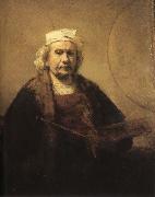 REMBRANDT Harmenszoon van Rijn Zelfportret oil